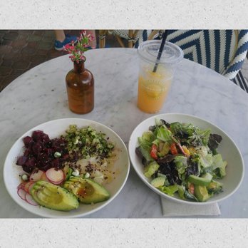Flower Child - Vegan Poke Bowl and Chopped Vegetable Salad - Vegetarian Near Me - Dallas, Texas