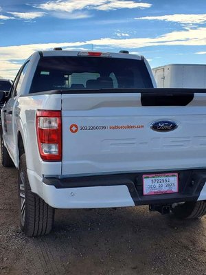 Custom Company Badging - Company Vehicle Badging on both Truck Fleet and several Trailers. Provided cleaning services, and installation at their location.