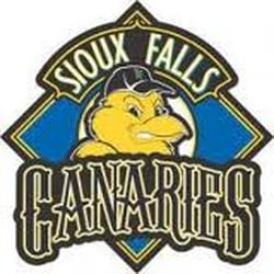 Sioux Falls Canaries Baseball - Old logo and name