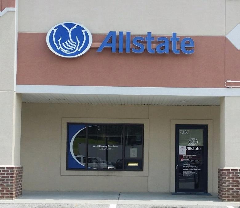 ALLSTATE INSURANCE APRIL HAMBY CRABTREE 7337 Peppers Ferry Blvd