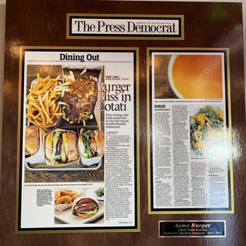 Acme Burger - Newspaper article at Acme Burger - Burgers Near Me - Cotati, California Acme Burger - Newspaper article at Acme Burger - Burgers Near Me - Cotati, California