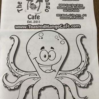Toasted Mango Cafe - Adult coloring page ? - Breakfast & Brunch Near Me - Holmes Beach, Florida