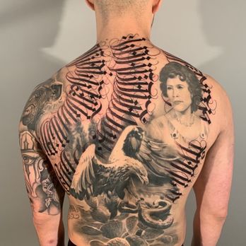 Seven Tattoo Studio - Daniel did my eagle, snake, cactus and background - Tattoo Near Me - Las Vegas, Nevada Seven Tattoo Studio - Daniel did my eagle, snake, cactus and background - Tattoo Near Me - Las Vegas, Nevada