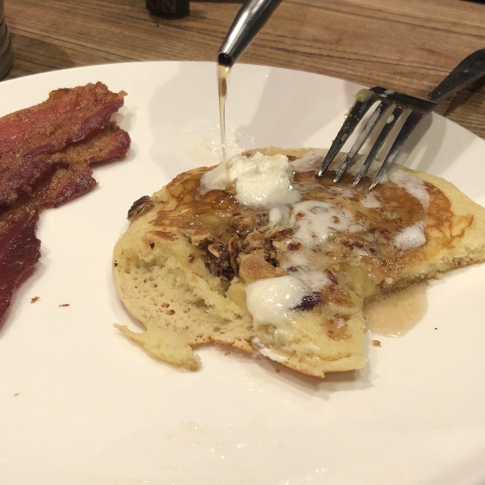 First Watch - Banana granola crunch pancake - Breakfast & Brunch Near Me - Houston, Texas First Watch - Banana granola crunch pancake - Breakfast & Brunch Near Me - Houston, Texas
