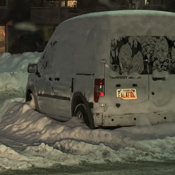Nosh - note the license plate , glowing amidst storm - Mediterranean Near Me - Park City, Utah Nosh - note the license plate , glowing amidst storm - Mediterranean Near Me - Park City, Utah