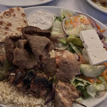 Olympic Cafe - Gyro & Chicken Kabob Combo Plate - Mediterranean Near Me - San Diego, California Olympic Cafe - Gyro & Chicken Kabob Combo Plate - Mediterranean Near Me - San Diego, California