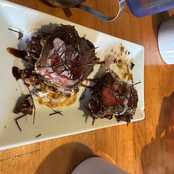 Josh's Delicatessen & Appetizing - Latkes with tuna topping - Delis Near Me - Surfside, Florida