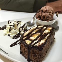 Movenpick Parnell - chocolate pavlova roulade with a side of chocolate ice cream (more pics on instagram @edibleauckland)