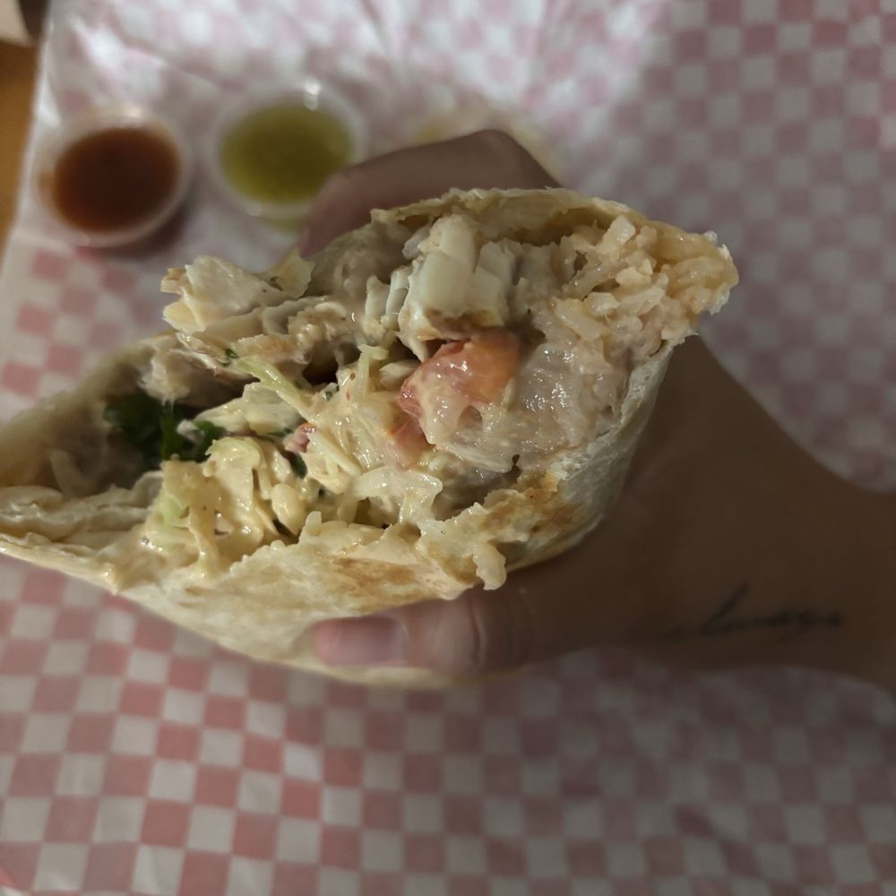 Fish burrito