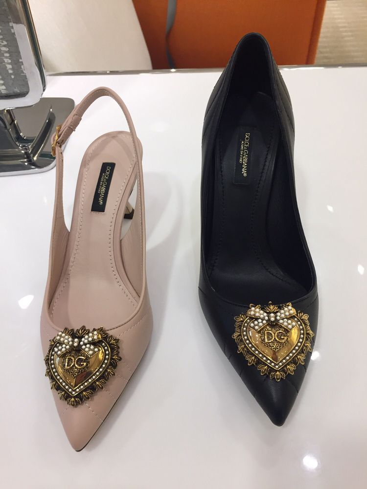 Dolce & Gabbana heels...love the shoe ornament! Yelp