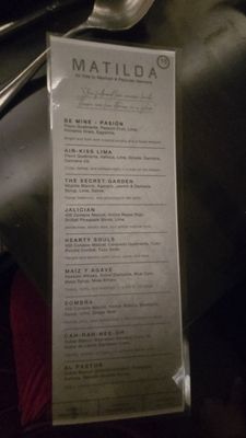 Menu photo 4 Matilda Chicago, IL