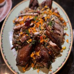 Mr. H - Large format platter Cantonese fried chicken (with tons of noodles)