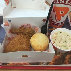 Popeyes Louisiana Kitchen - Biscuit is really great, and chicken is juicy! But service is soooo slowwwwwwwwww