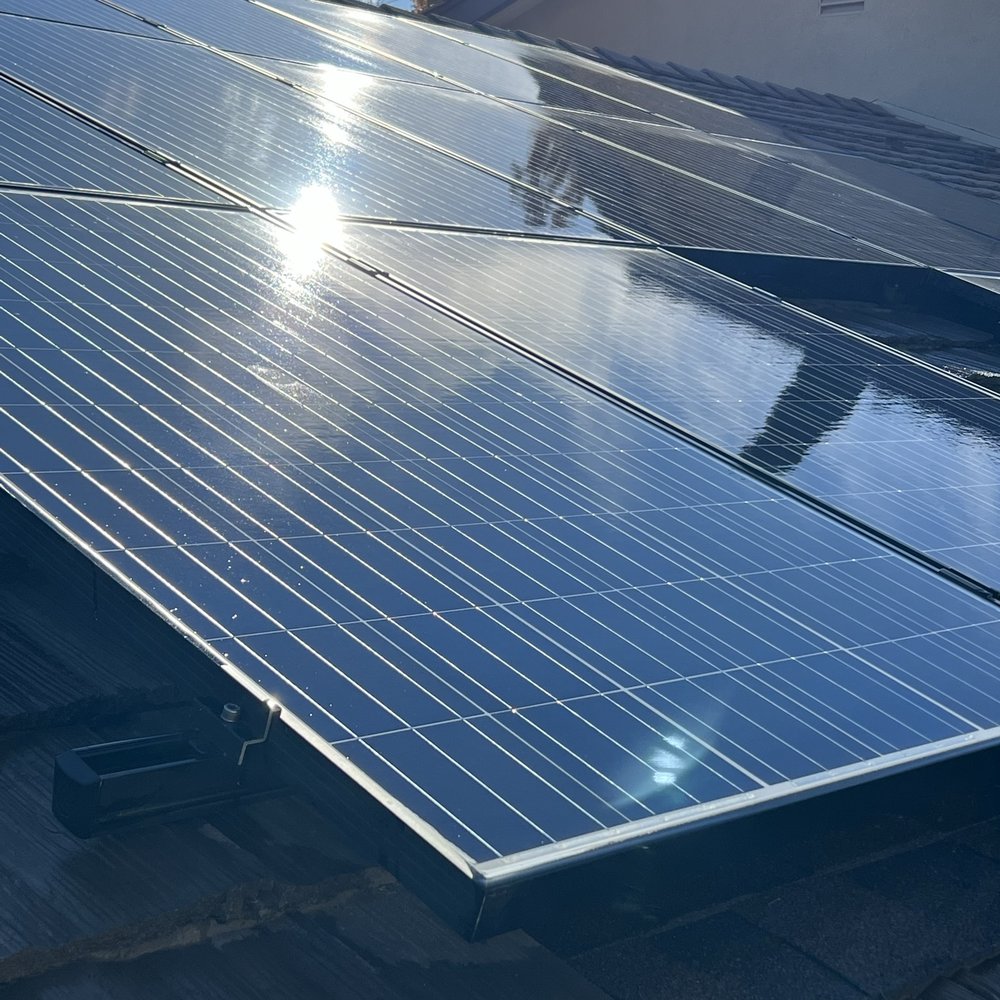 Pacific Solar Care - This was after cleaning of the same panels! - Solar Panel Cleaning Near Me Pacific Solar Care - This was after cleaning of the same panels! - Solar Panel Cleaning Near Me