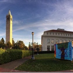 Hillel Foundation Jewish Student Center - Berkeley Hillel Sukkot BBQ on campus Memorial Glade
