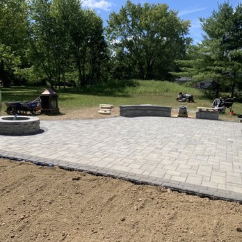 Papay Property Maintenance - paver patio and fire pit - Landscaping Near Me - Allentown, Pennsylvania