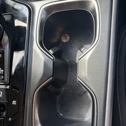 Debris left in console- Debris left in console-