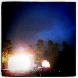Concert set up: tragically hip