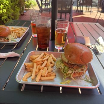 Zorba's Grill - We got the burger medium rare - Mediterranean Near Me - Occoquan, Virginia