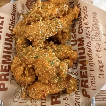 Pelicana Chicken - Original Fried Wings Smoky Mayo Hot Sauce - Korean Near Me - San Antonio, Texas Pelicana Chicken - Original Fried Wings Smoky Mayo Hot Sauce - Korean Near Me - San Antonio, Texas