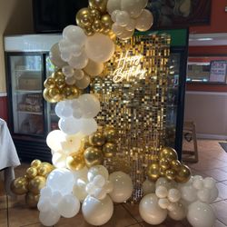 Triple B Balloons by Brittny - 21st birthday balloon backdrop