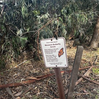 Monarch Butterfly Grove - Informative sign - Parks Near Me