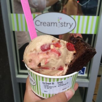 Creamistry - Coconut base Tiramisu, strawberry & almond topping with brownie - Desserts Near Me - Cerritos, California Creamistry - Coconut base Tiramisu, strawberry & almond topping with brownie - Desserts Near Me - Cerritos, California