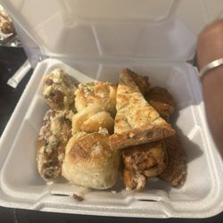 Anthony's Coal Fired Pizza & Wings - Leftovers... garlic wings