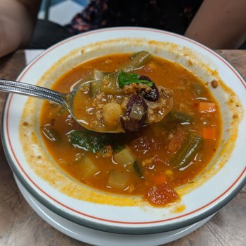 Fresko Fine Foods - I guess a Cuban style chili? Super flavorful and lots of cilantro on top. Would recommend. - Breakfast & Brunch Near Me - Victoria, British Columbia Fresko Fine Foods - I guess a Cuban style chili? Super flavorful and lots of cilantro on top. Would recommend. - Breakfast & Brunch Near Me - Victoria, British Columbia