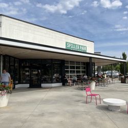 Toco Hill Shopping Center - Spiller Park Coffee storefront.