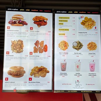 Byrd’s Hot Chicken - Halal Near Me - Schaumburg, Illinois