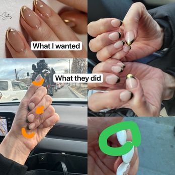 Nails Art 1 - What I wanted and what they did!! - Nail Salons Near Me - Chicago, Illinois Nails Art 1 - What I wanted and what they did!! - Nail Salons Near Me - Chicago, Illinois