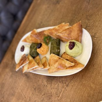 Opa! Authentic Greek - The 3 Dip Sampler - Mediterranean Near Me - Santa Clara, California