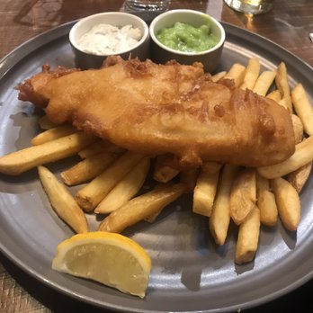 The Curator Bar and Dining - Massive fish and chips, served in minutes. - British Near Me - London, XGL The Curator Bar and Dining - Massive fish and chips, served in minutes. - British Near Me - London, XGL