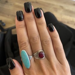 Dip nails done by Aaron Dip nails done by Aaron