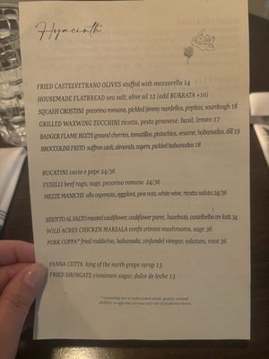 Menu photo 4 Hyacinth Saint Paul, MN