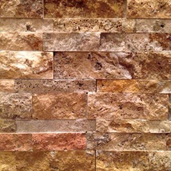 Italian Heritage Tile & Stone - Focal wall using a Scabos Stack Stone. - General Contractors Near Me Italian Heritage Tile & Stone - Focal wall using a Scabos Stack Stone. - General Contractors Near Me