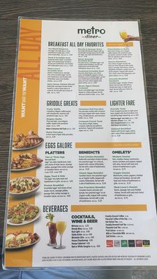 Menu photo 1 Metro Diner Cape Coral, FL