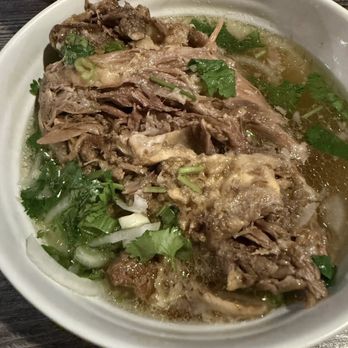 Pho 101 - This day, my husband got the MEATEST piece of Oxtail with only a few tiny bones!  SO DELICIOUS, $7 - Vietnamese Near Me - Westminster, California