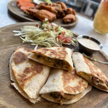 Clever Coyote - Pork Quesadilla - Tiki Bars Near Me - Chicago, Illinois