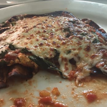 Trattoria 25 - Eggplant and mozzarella. It was a little over cooked, but it'll do! - Italian Near Me - Vernon, California Trattoria 25 - Eggplant and mozzarella. It was a little over cooked, but it'll do! - Italian Near Me - Vernon, California