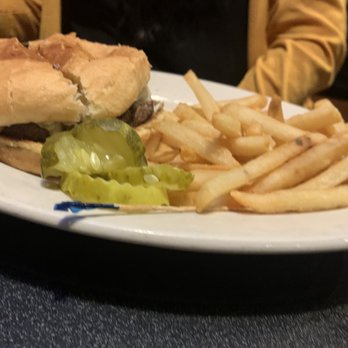 Mugsy's Bar & Grill - Mushroom & Swiss burger with fries - Bars Near Me - Monroe, Michigan Mugsy's Bar & Grill - Mushroom & Swiss burger with fries - Bars Near Me - Monroe, Michigan