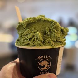 Uji Matcha no. 3 and hojicha gelato