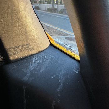 SD Auto Style - Tint solution stains after their work on quarter windows - Car Window Tinting Near Me - San Diego, California SD Auto Style - Tint solution stains after their work on quarter windows - Car Window Tinting Near Me - San Diego, California