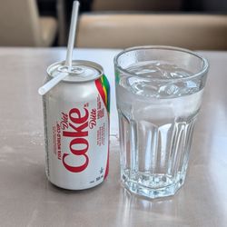 Phomono Vietnamese Cuisine - Diet Coke and water