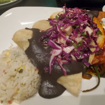 Mi Cocina - Loving Mi Cocinas new Vegan menu! Black bean enchiladas with salsa roja, potatoes, mushrooms and tons of FLAVOR! CRUELTY FREE! - Mexican Near Me - Dallas, Texas Mi Cocina - Loving Mi Cocinas new Vegan menu! Black bean enchiladas with salsa roja, potatoes, mushrooms and tons of FLAVOR! CRUELTY FREE! - Mexican Near Me - Dallas, Texas