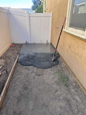 Concrete - 20+ years of placing concrete for decks, driveways, RV pads, foundations, patios, and more! Request a quote today!