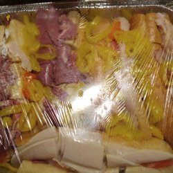 Gourmet Deli & Subs - Small sub tray corned beef and turkey