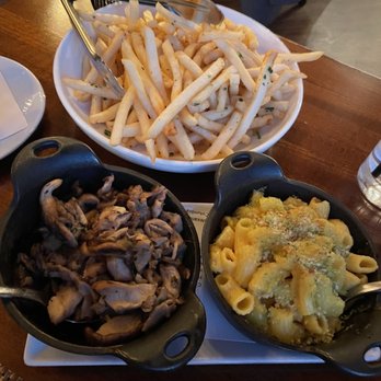 Oak Steakhouse - Roasted Mushrooms Bone Marrow Frites Mac & Cheese - Steakhouses Near Me - Raleigh, North Carolina Oak Steakhouse - Roasted Mushrooms Bone Marrow Frites Mac & Cheese - Steakhouses Near Me - Raleigh, North Carolina