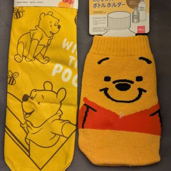 Daiso - Pooh Bottle Holder and Bandana - Discount Store Near Me - Las Vegas, Nevada Daiso - Pooh Bottle Holder and Bandana - Discount Store Near Me - Las Vegas, Nevada